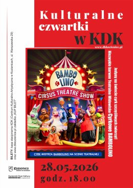 Kozienice Wydarzenie Inne wydarzenie BAMBOLINO - teatralne widowisko cyrkowe