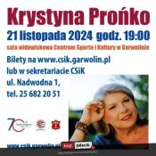 Garwolin Wydarzenie Koncert Koncert Krystyny Prońko